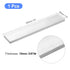 uxcell Square Aluminum Flat Bar, 3/8" Thick, 1.8" Width, 10" Length, 6061 Aluminum Flat Plate for Industrial Building