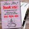 The Card Zoo Purple Personalized Halloween Personalized Halloween Party Thank You Cards