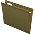 Pendaflex Hanging File Folders - 100 Pack of Green File Folders, 1/5 Cut Tabs, Adjustable Tabs, Bulk File Folders for