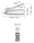 QWORK 19 Inch 10 Inch 4 Pack Cage Nut Insertion/Removal Tool for Installing or Removing Cage Nuts in / Server Room Rack