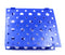 50-Well Blue Plastic Detachable Lab Test Tube Rack Holder for 10ml, 15ml, 50ml Centrifuge Tubes