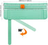 Paper Cutter, A4 Paper Trimmer with Security Safeguard, Portable Straight Edge Cutter for Scrapbooking and Photos