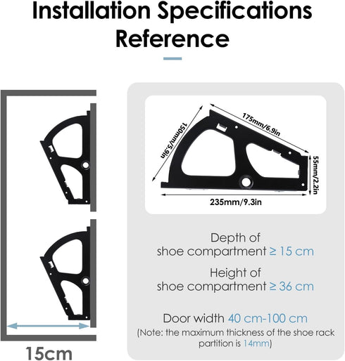 1 1 Layer Shoes Drawer Cabinet Hinges, Pair Steel Black Cabinet Frame Furniture Hinge, Shoes Drawer Cabinet Hinges