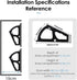1 1 Layer Shoes Drawer Cabinet Hinges, Pair Steel Black Cabinet Frame Furniture Hinge, Shoes Drawer Cabinet Hinges