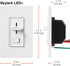 Dimmer Dimmable Dimmer Bulbs, 150W/Single-Pole 3-Way, SCL-153P-WH, Lutron Skylark LED+ Switch for LED, Lutron Switch