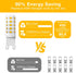 6 Pack Dimmable G9 Bulb 4W (40 3000K G9 Bulb T4 G9 Bulbs Chandelier,120V 450LM 360 G9 Bulb DAYBEETER LED Watt