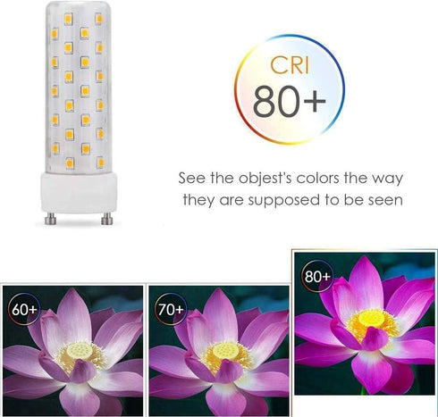 GU24 LED Light Bulb, 4000K Neutral White, High Brightness for Bathroom Ceiling Fan, 13W, 2pcs, Not Dimmable