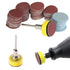 Saiper 100pcs 1 Inch Sanding Discs Pad Sander Disk Kit, 1/8” Shank Abrasive Polish Pad for Dremel