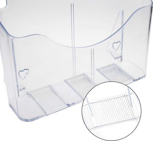 Yarlung 2 Pack Acrylic Brochure Holder, Clear Booklet Display Stand 8.5 x 11 Inches for Desk or Wall Mount