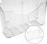 Yarlung 2 Pack Acrylic Brochure Holder, Clear Booklet Display Stand 8.5 x 11 Inches for Desk or Wall Mount