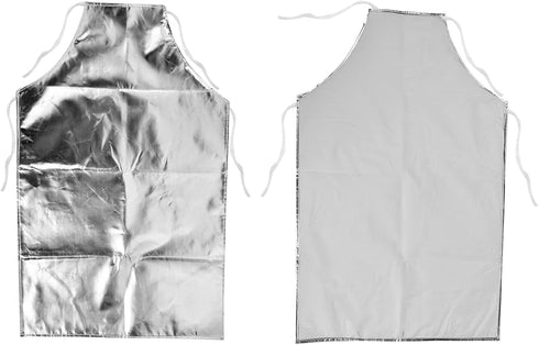 Heat Resistant Apron, Aluminum Foil High Temperature Insulation for Cooking BBQ, Fire Retardant