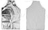 Heat Resistant Apron, Aluminum Foil High Temperature Insulation for Cooking BBQ, Fire Retardant