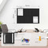 MaxGear Large Cork Board for Wall, 36" x 24", Black Bulletin Board, 6 Pack Felt Wall Tiles with Pushpins