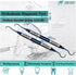 HIGH TECH INSTRUMENTS U15/30) Dental Curette Hollow Handle, Blue Titanium Coated Professional Teeth Cleaning Calculus
