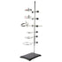 YaeCCC Premium Iron Laboratory Stand Support Metalware Set, 60cm Lab Clamp Flask Clamp Condenser Stand