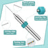 Shank Tungsten Carbide Micro Drill Bits Set, 30 Pcs for PCB Print Circuit Board Jewelry Engraving, 0.1-1.0 mm