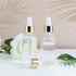 24 Pack 2oz Clear Glass Bottles with Golden Top Eye Droppers for Essential Oils, Perfumes & Lab Chemicals