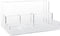 Kantek Acrylic File Sorter, Desk Organizer, 10.5-Inch Wide x 7.5-Inch Deep x 6.7-Inch High, Clear (AD245)