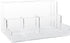 Kantek Acrylic File Sorter, Desk Organizer, 10.5-Inch Wide x 7.5-Inch Deep x 6.7-Inch High, Clear (AD245)