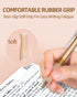 Nicpro 13PCS Pastel Gel Ink Pen Set with Case, 0.5mm Fine Point Pens, 12 Black Ink Pens with 1 Highlighter