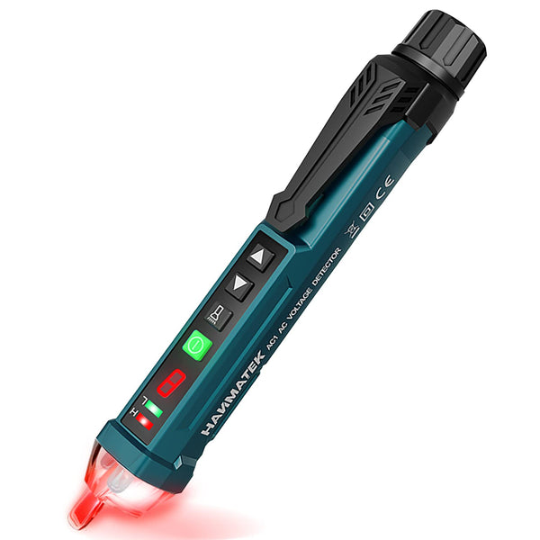 Non-Contact Voltage Tester with 9 Gear Adjustable Sensitivity, LCD Display AC Circuit Tester Tool