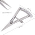 Marking Gauge Metal Compass Multipurpose High Accuracy Adjustable for Leather Trimming Projects