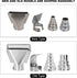 4Pcs Heat G Air Nozzles Electric Kit Accessories for Heat G Tools Industrial Shrink Wrap