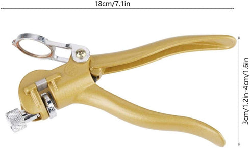 Zinc Alloy and Copper Alloy Saw Set Tool, 18 x 7 x 4cm Pliers for Woodworking