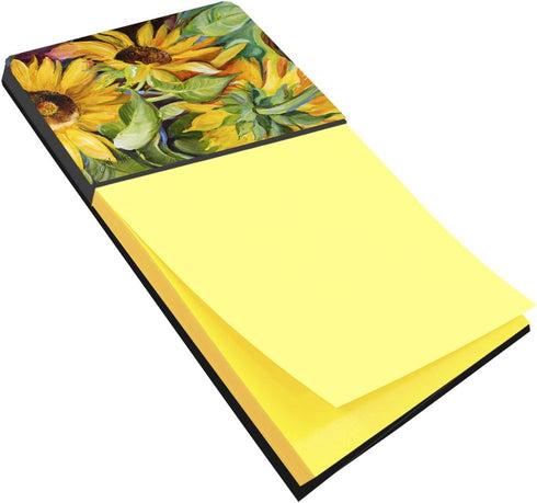 Caroline's Treasures Sunflowers Sticky Note Holder, 3.25 by 5.5", Multicolor