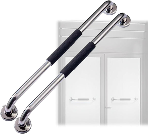 NGEWFGH 2 Pack Anti-Slip Bathroom Grab Bars, Stainless Steel Shower Handrails Wall Mount