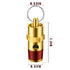 8 Pcs 1/4" Male NPT Pressure Relief Valve Safety Valve Air Compressor Check Valve (200 psi Set Pressure)