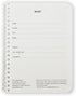 BookFactory Music Notebook/Music Journal, 100 Pages, 5'' x 7'', 10 Staves per page Format