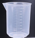 Shapenty Clear Plastic Graduated Measuring Beaker Set - 5 Sizes (50ml, 100ml, 250ml, 500ml, 1000ml), 5PCS