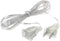 Clear Outdoor String Light Extension Cord, Waterproof and Flexible Transparent Cable for