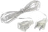 Clear Outdoor String Light Extension Cord, Waterproof and Flexible Transparent Cable for