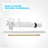 EvertechPRO PLBD94005 Anti-Siphon Ballcock Valve for Toilet, Durable Universal Fit Parts Inside Tank Kit
