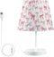 Kcldeci Cute Pink Bows Bedside Table Lamp for Bedroom Farmhouse Lamps for