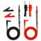 WG-011 III Test Lead Kit with Safety Alligator Clips Soft Silicone Electrician Test Leads CAT IV 1000V (Test Lead)