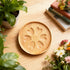 7.08 7.08 inch Flower Router Template Round Acrylic Router Template for Woodworking Drawing Inlay Templates for Wood