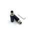 2Pcs M8 4 Pin Male Circular Connector, IP67 Waterproof Field Assembly Sensor A Code Adapter 60V 4A AC/DC
