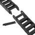 uxcell Drag Chain Cable Carrier Open Type with End Connectors, 10X30mm 1 Meter Plastic for Electrical CNC Router