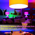 E26 Bulb 2.4GHz 12W 1000lm Soothing,100W Equivalent,Dimmable 1% 100% 3000-6500K,2 Bulb 1Remote RGBCW Smart Light LED