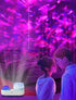 10 6 360 Ocean Wave Projector Night Light for Kids Bedroom - Color Ocean Waves + Films, Rotation Timer for Kids, Baby