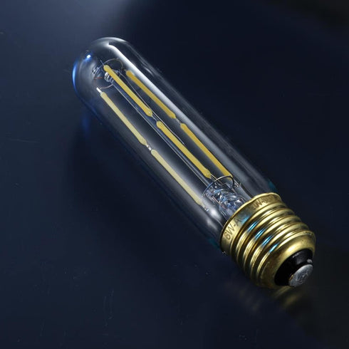 Dimmable E26 Bulb 6W 60 4000K E26 AC120V 600lm T9 T10 Bulb 6Pack Leools LED Equal Watt Neutral White Edison Tubular LED