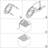 10W 4000K Aipsun Square Matte LED COB Modern Up and Down Wall Light Indoor Wall Mount Sconce Pathway Staircase Bedroom