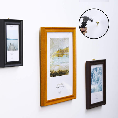 Mr. Pen Picture Hanging Kit, 410pc Gold, Hangers, Nails for Hanging Pictures, Wall Hooks, Frame Hanging Hardware