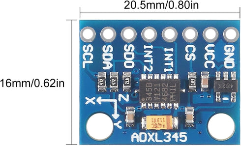 3PCS GY-291 ADXL345 3-Axis Digital Acceleration Tilt Module with IIC SPI for Arduino