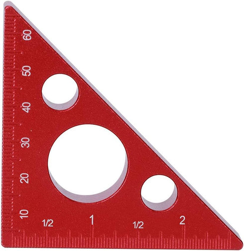 Carpenter Ruler, Aluminum Alloy Right Angle Ruler for Woodworking Measuring Tool for Roofers and Builders