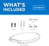 GC550130 Gerber Soft-Close Elongated Toilet Seat with Two Button Quick-Release, Top-Mount Installation, Non-Slip