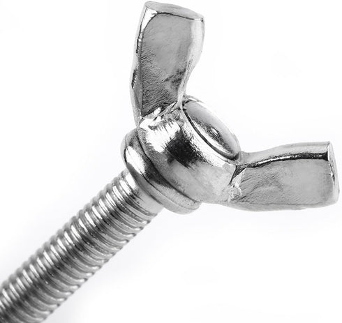 M5 Metric Wing Bolt, Stainless Steel Butterfly Screw, Pack of 10 (M5 * 20mm)